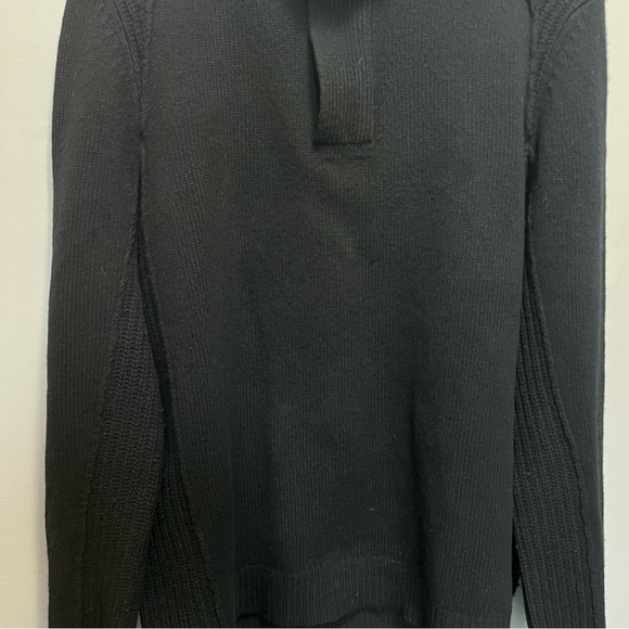 Ted Baker London Black Lambswool Cashmere Pullover Sweater Size 5 = XL - Picture 3 of 13